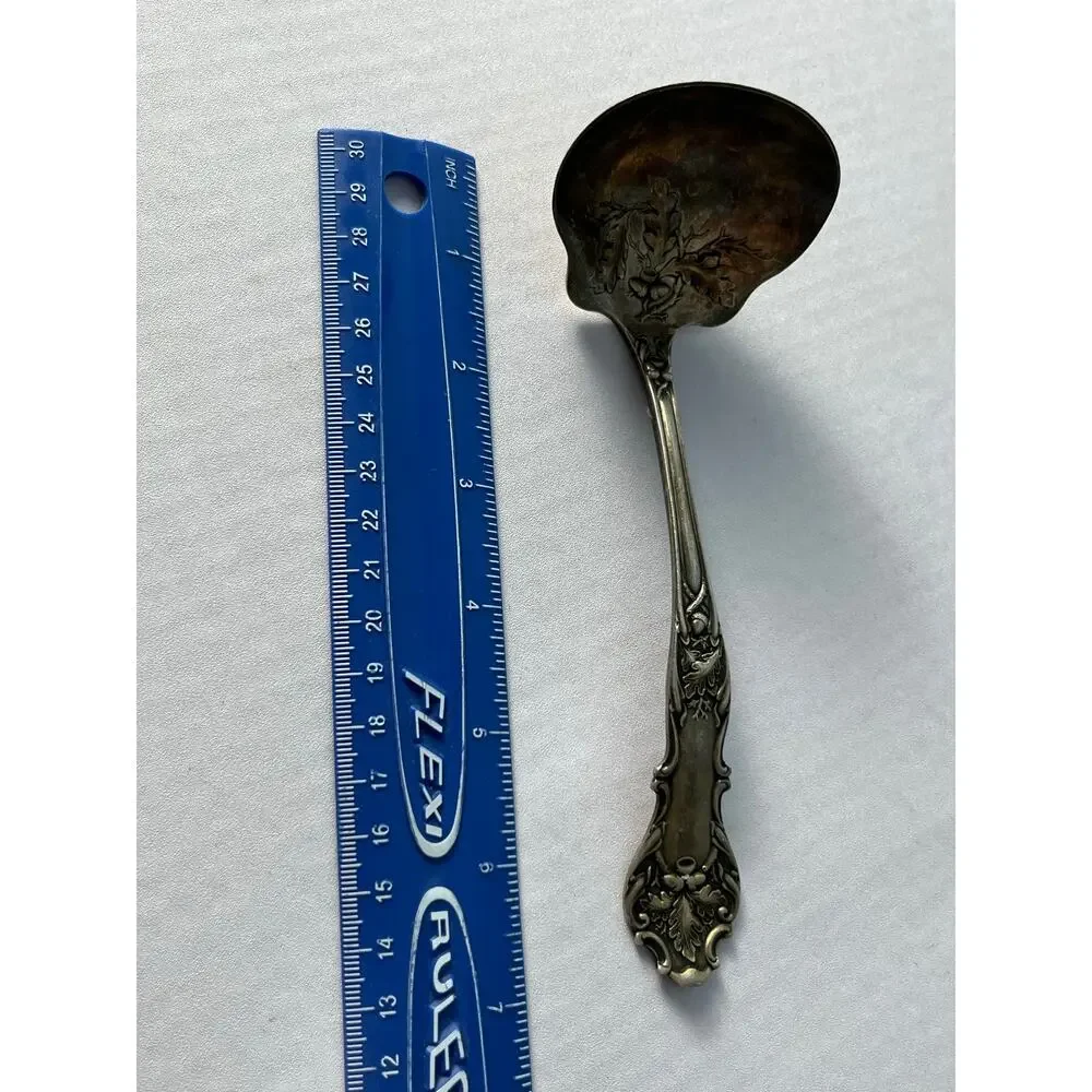 VTG Rogers Bros Silverplate Serving Utensils Lot Ladle Fork Pierced Spoon Tongs